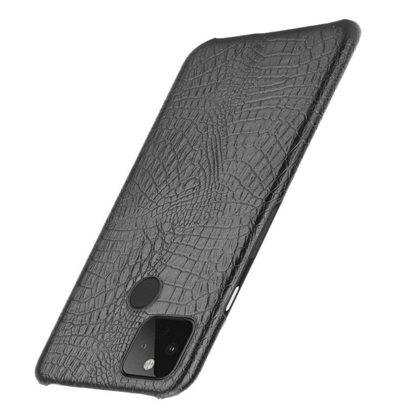 Cover Google Pixel 4A 5G Sort Krokodillehudeffekt Original