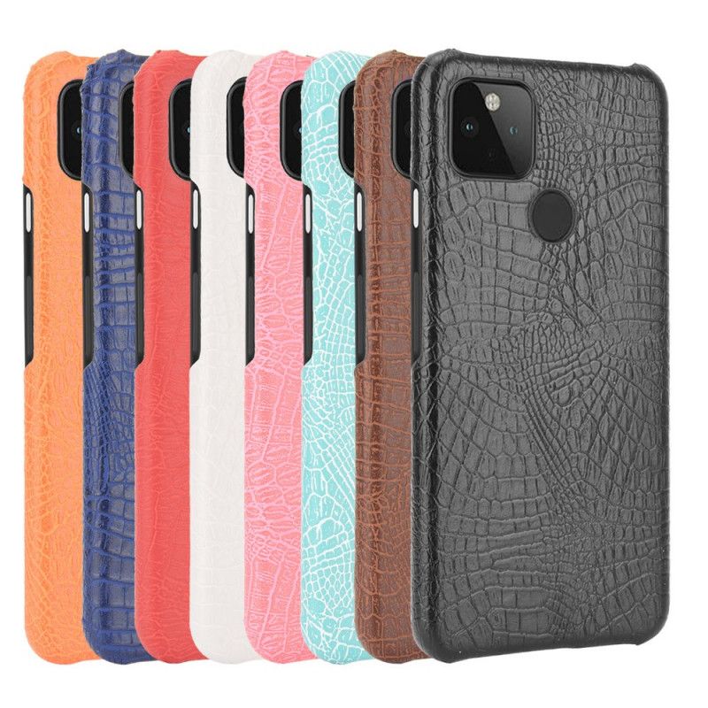 Cover Google Pixel 4A 5G Sort Krokodillehudeffekt Original