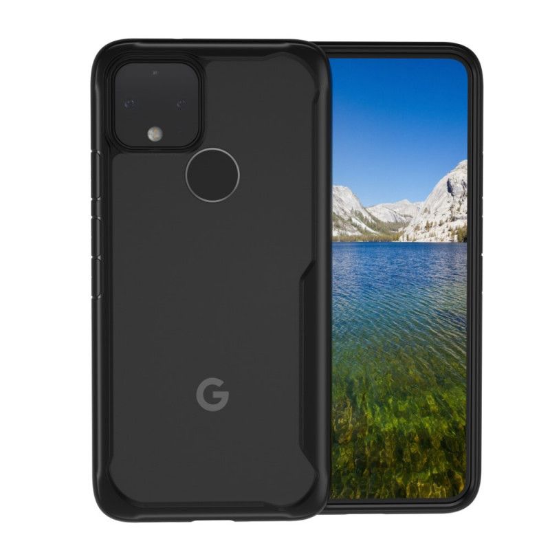 Cover Google Pixel 4A 5G Sort Skråkant Hybrid