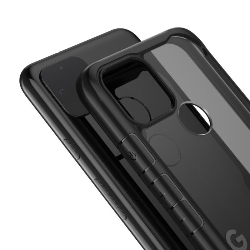 Cover Google Pixel 4A 5G Sort Skråkant Hybrid