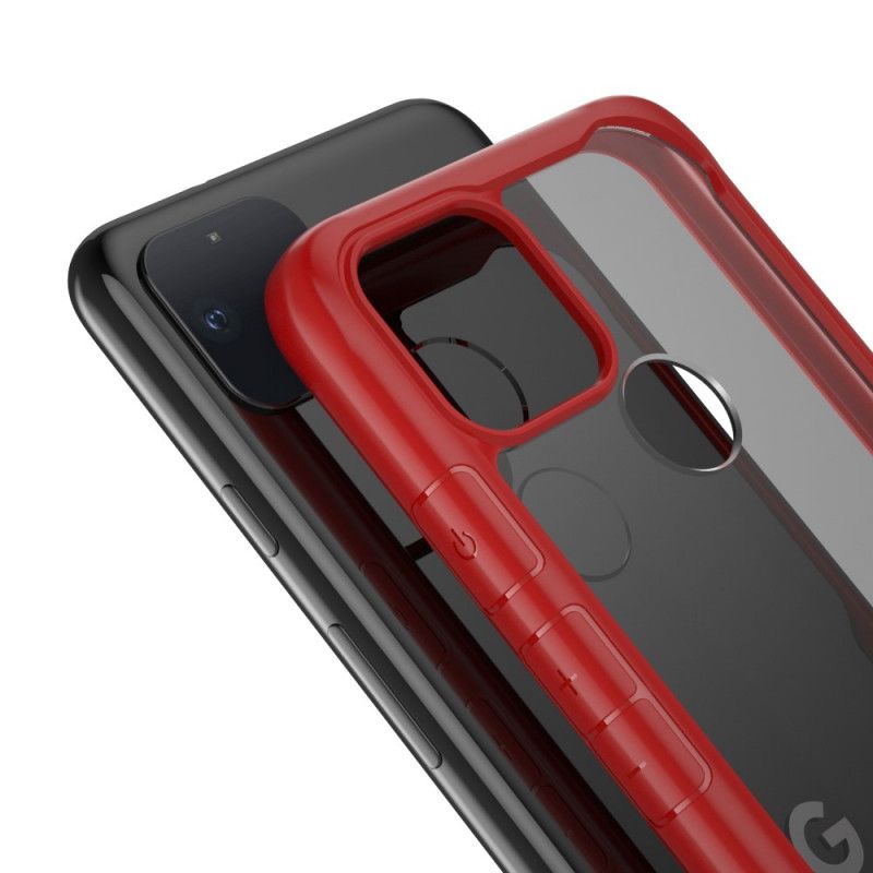 Cover Google Pixel 4A 5G Sort Skråkant Hybrid