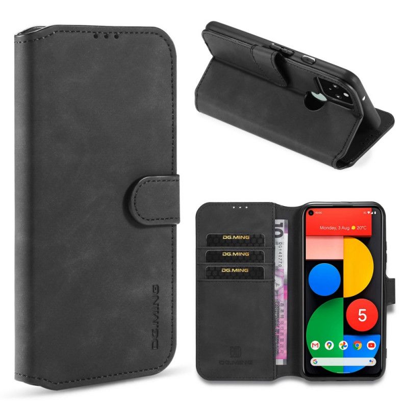 Flip Cover Google Pixel 4A 5G Sort Retro Dg.Ming