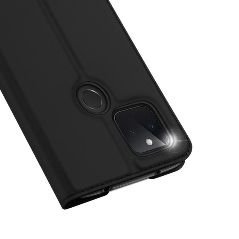 Læder Cover Google Pixel 4A 5G Sort Pro Dux Ducis Hud