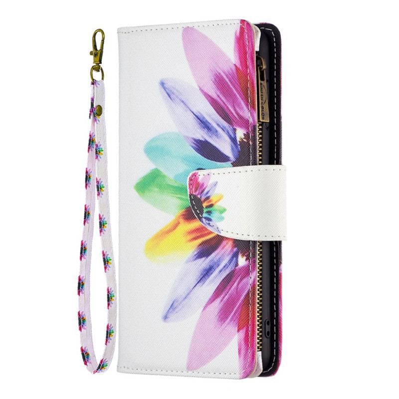 Flip Cover Xiaomi 13 Lite Punge Etui Blomster Tegnebog