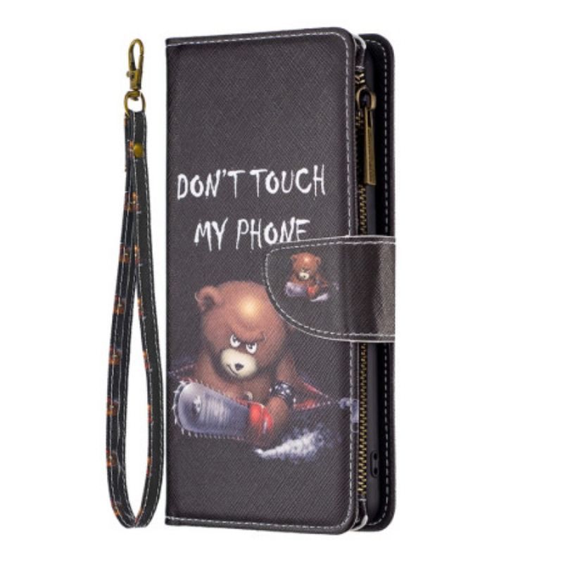 Flip Cover Xiaomi 13 Lite Punge Etui Dangerous Bear Wallet