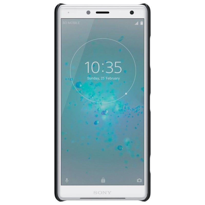 Cover Sony Xperia XZ2 Compact Rød Stiv Frostet Nillkin