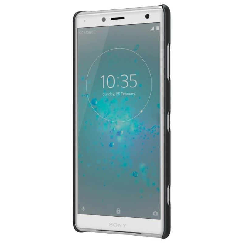 Cover Sony Xperia XZ2 Compact Rød Stiv Frostet Nillkin