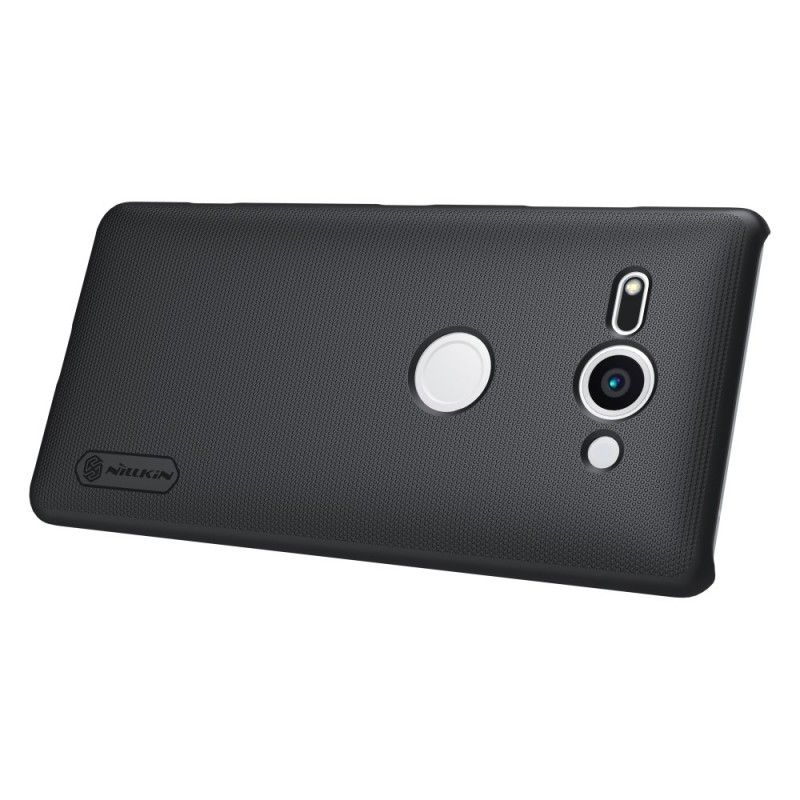 Cover Sony Xperia XZ2 Compact Rød Stiv Frostet Nillkin