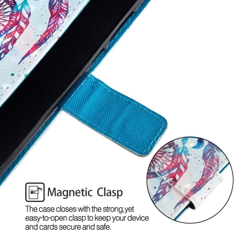 Flip Cover Sony Xperia XZ2 Compact Mobilcover 3D Farverig Drømmefanger