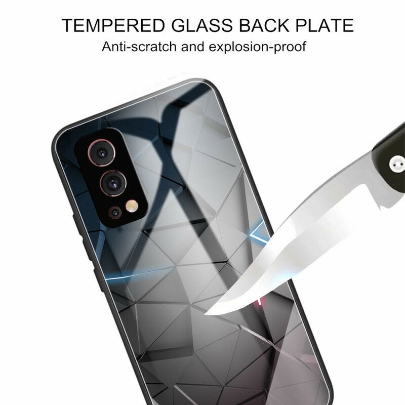 Cover Oneplus Nord 2 5g Telefon Etui Hærdet Glasgeometri