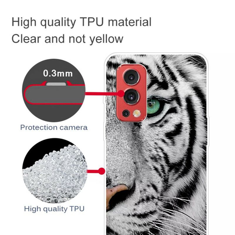 Cover Til Oneplus Nord 2 5g Tiger Face