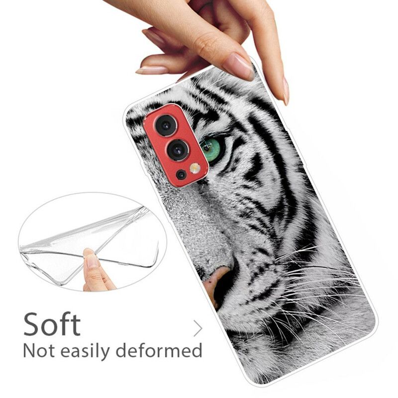 Cover Til Oneplus Nord 2 5g Tiger Face