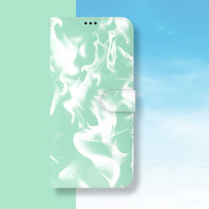 Flip Cover Oneplus Nord 2 5g Abstrakt Mønster