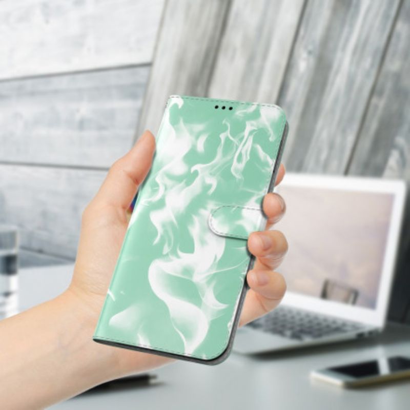 Flip Cover Oneplus Nord 2 5g Abstrakt Mønster