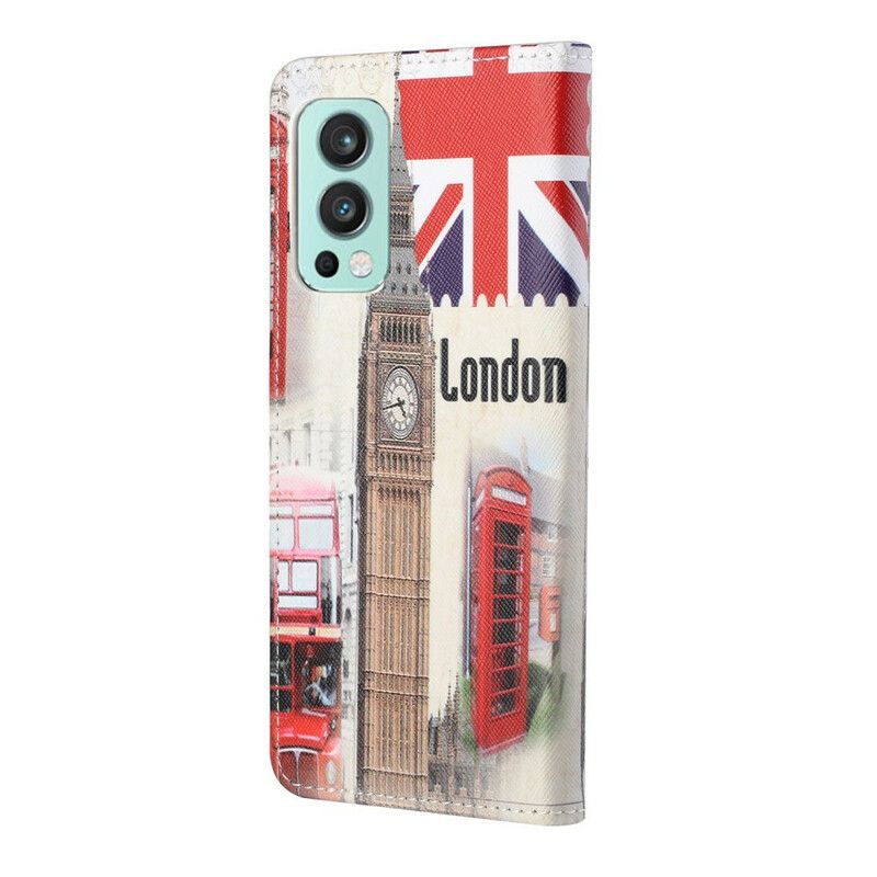 Flip Cover Oneplus Nord 2 5g London Life