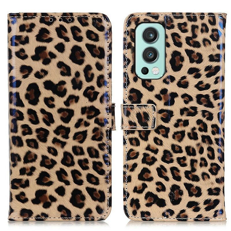 Flip Cover Oneplus Nord 2 5g Simple Leopard