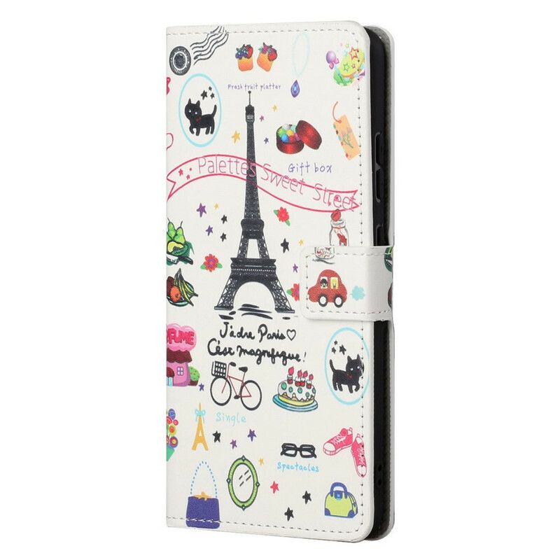 Flip Cover Til Oneplus Nord 2 5g Jeg Elsker Paris