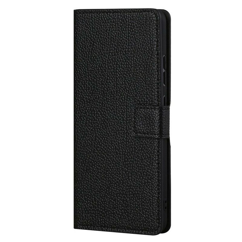 Læder Cover Oneplus Nord 2 5g Litchi Grain Lædereffekt