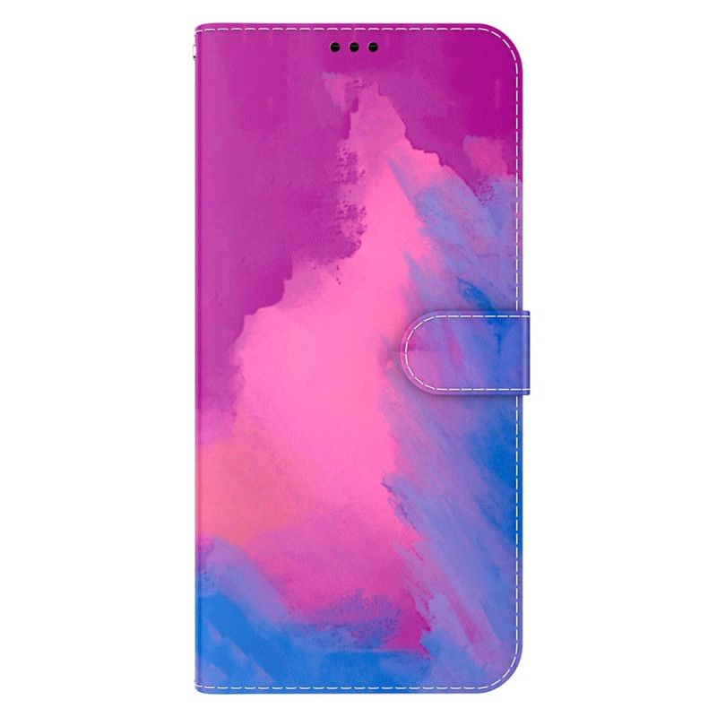 Læder Cover Oneplus Nord 2 5g Telefon Etui Akvarel