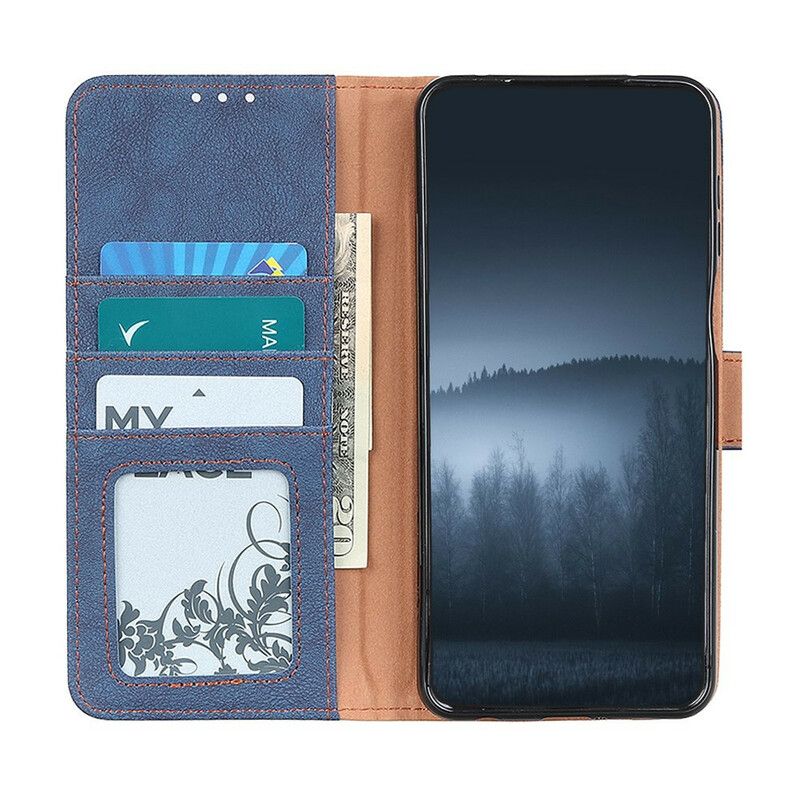 Læder Cover Oneplus Nord 2 5g Telefon Etui Kunstlæder Split Retro Khazneh