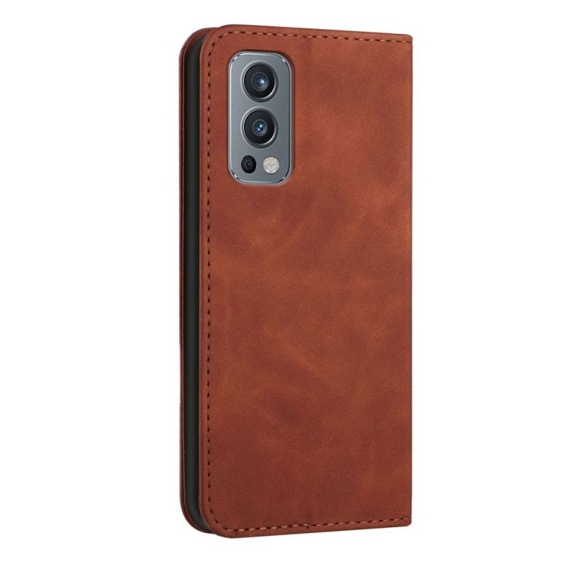 Læder Cover Oneplus Nord 2 5g Telefon Etui Style Læder S-design