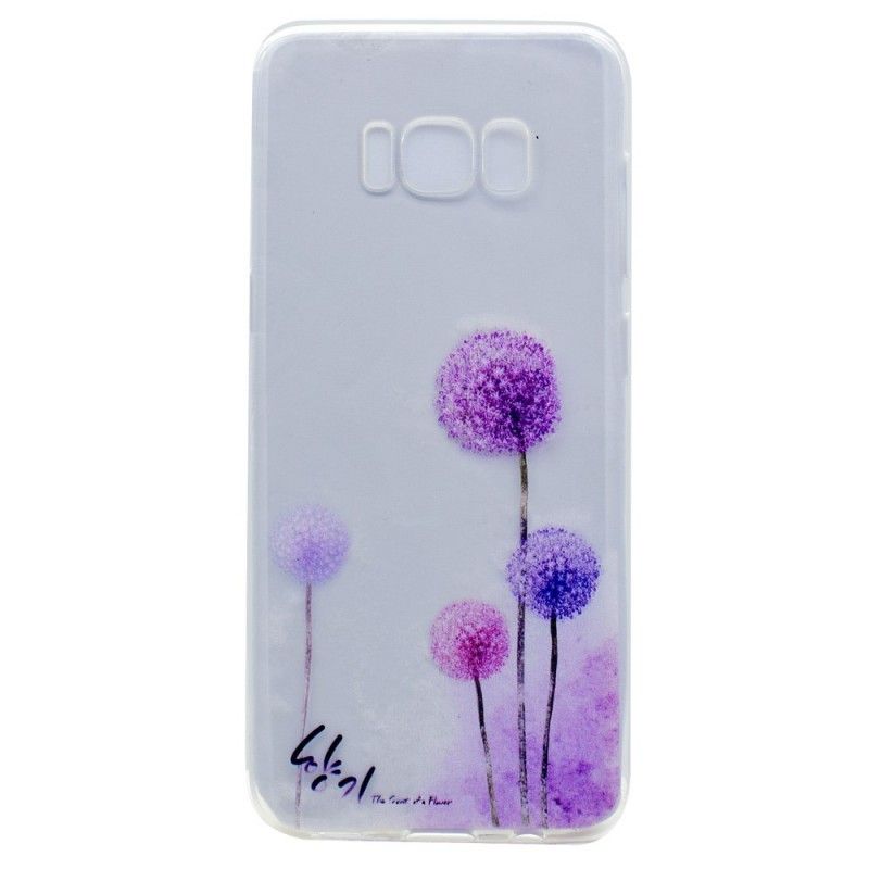 Cover for Samsung Galaxy S8 Gennemsigtige Farvede Mælkebøtter