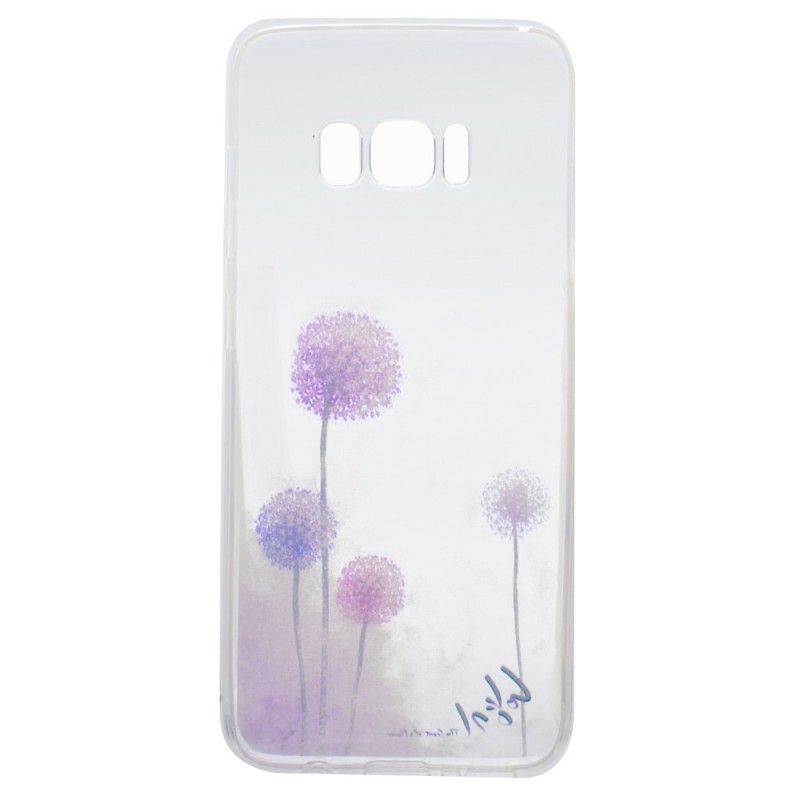 Cover for Samsung Galaxy S8 Gennemsigtige Farvede Mælkebøtter