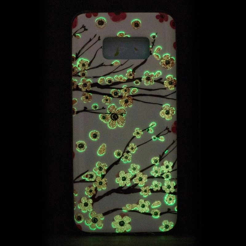 Cover Samsung Galaxy S8 Fluorescerende Blomster