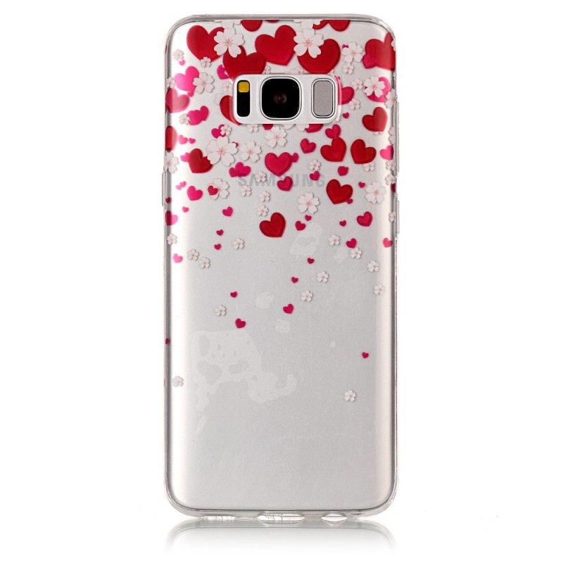 Cover Samsung Galaxy S8 Hjerteregn Original