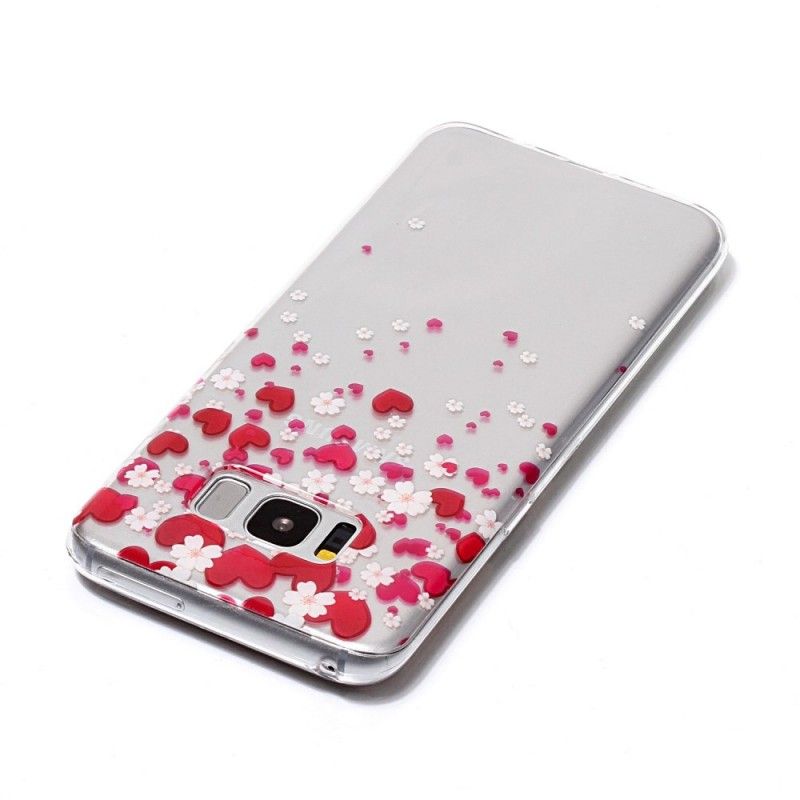 Cover Samsung Galaxy S8 Hjerteregn Original