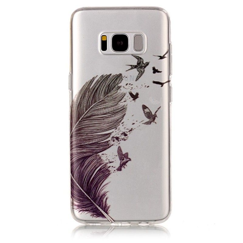 Cover Samsung Galaxy S8 Lys Fjer Beskyttelse