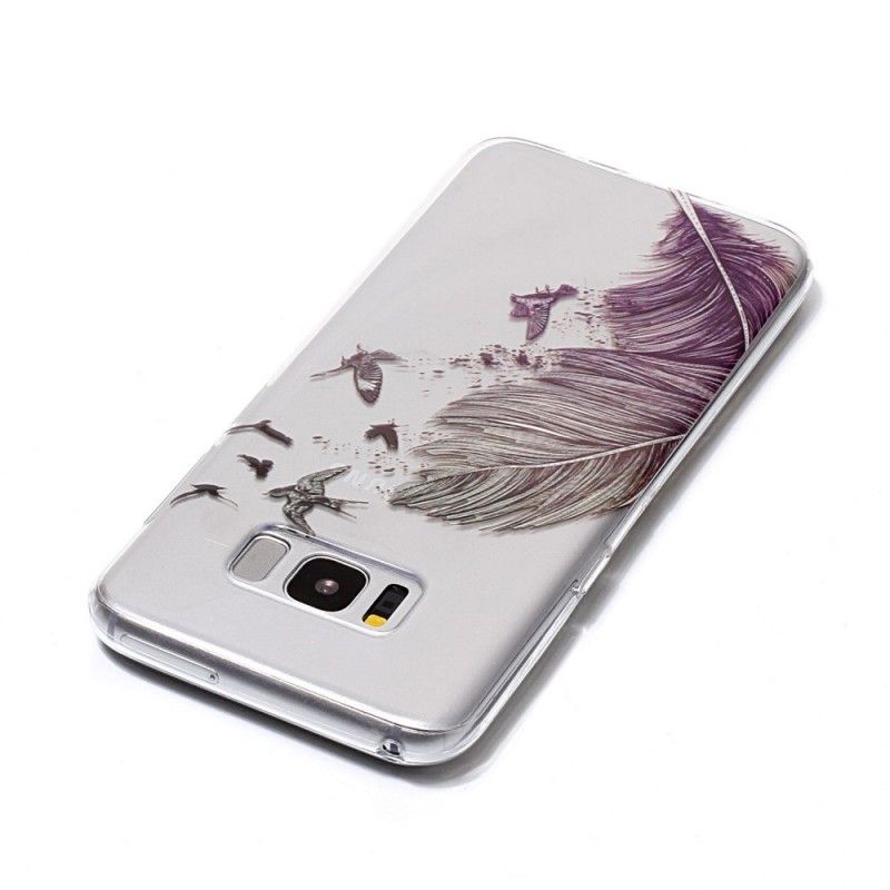 Cover Samsung Galaxy S8 Lys Fjer Beskyttelse