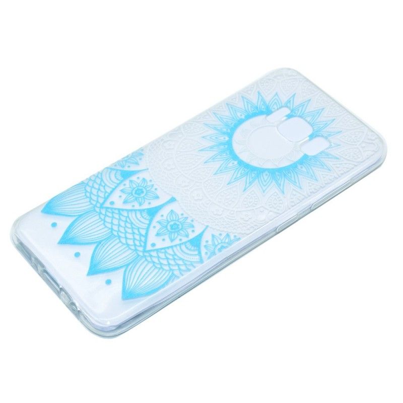 Cover Samsung Galaxy S8 Lyserød Gennemsigtig Farverig Mandala