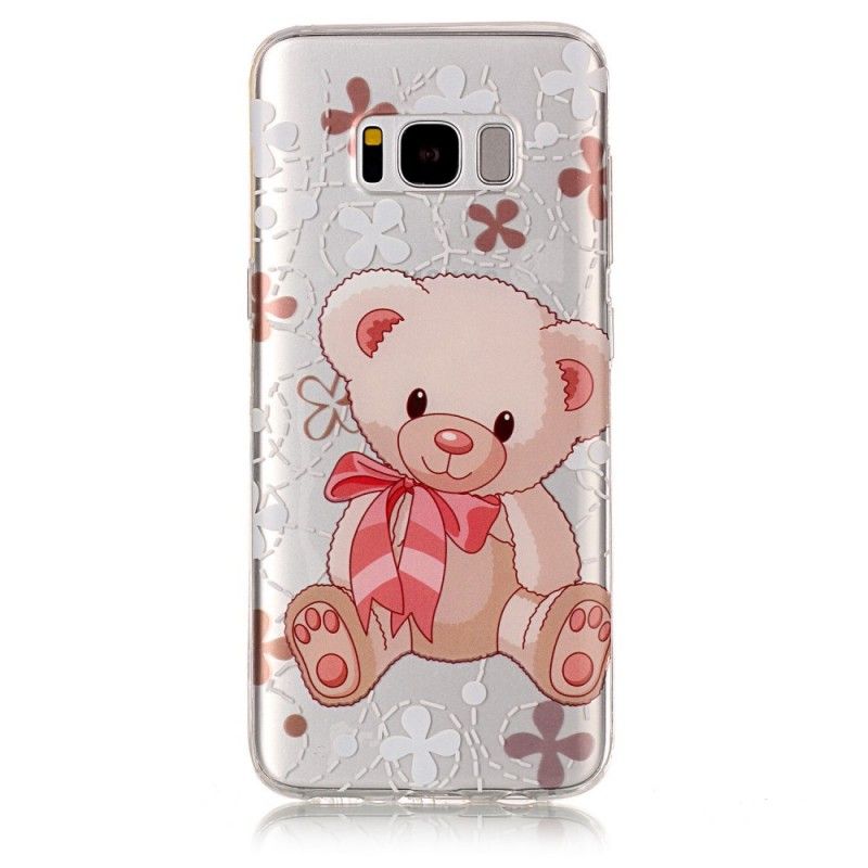 Cover Samsung Galaxy S8 Mobilcover Sød Bamse