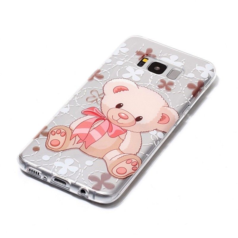 Cover Samsung Galaxy S8 Mobilcover Sød Bamse