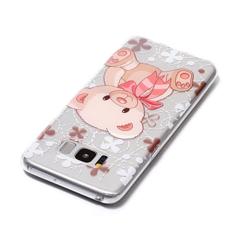 Cover Samsung Galaxy S8 Mobilcover Sød Bamse