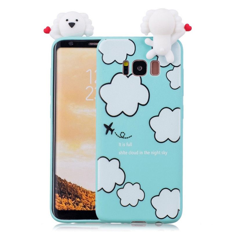 Cover Samsung Galaxy S8 Sort 3D Sjove Dyr