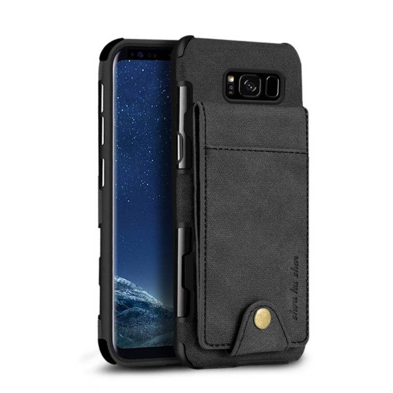 Cover Samsung Galaxy S8 Sort Foldekortholder