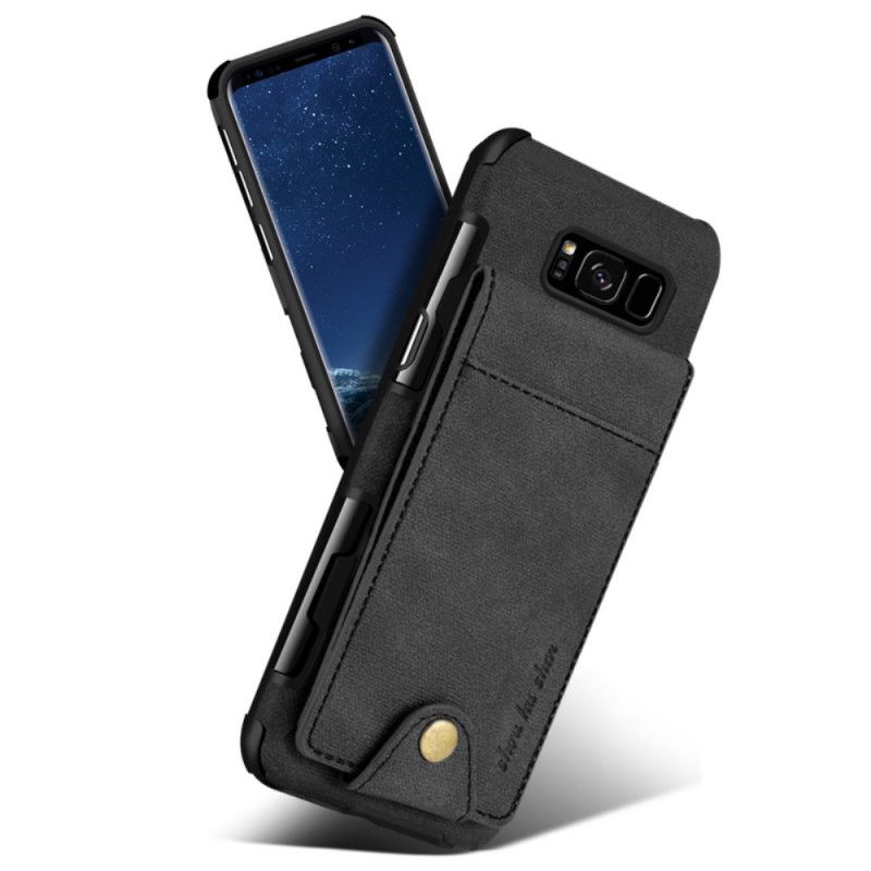 Cover Samsung Galaxy S8 Sort Foldekortholder