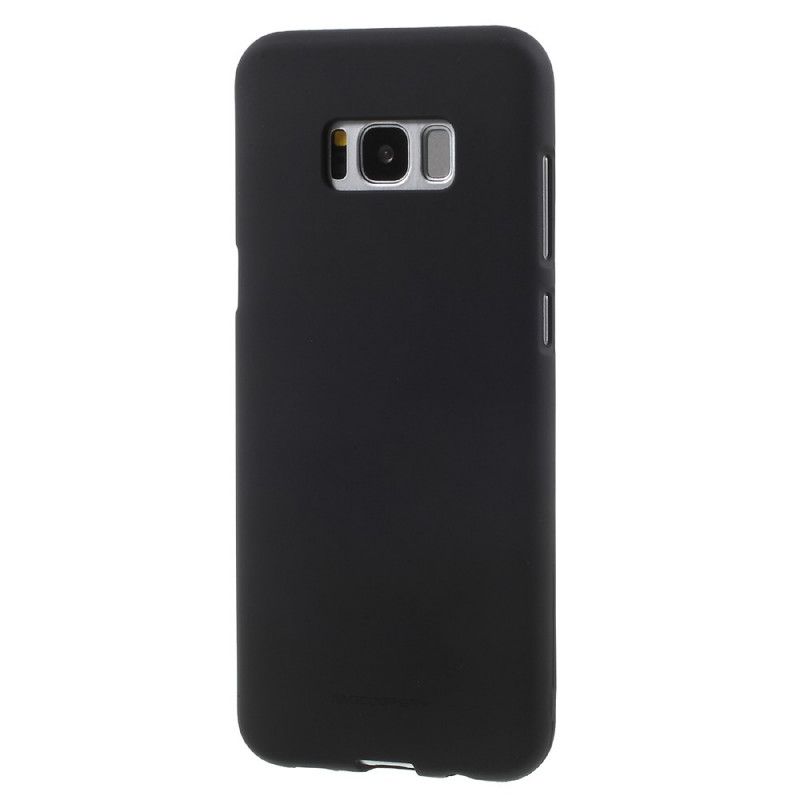 Cover Samsung Galaxy S8 Sort Mat Kviksølvstik