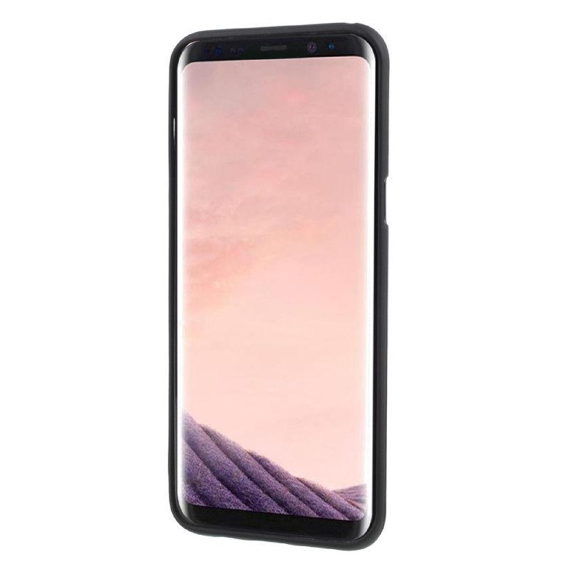 Cover Samsung Galaxy S8 Sort Mat Kviksølvstik