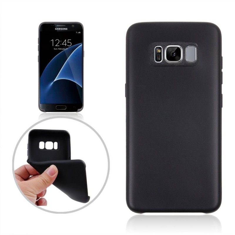 Cover Samsung Galaxy S8 Sort Silikone Original