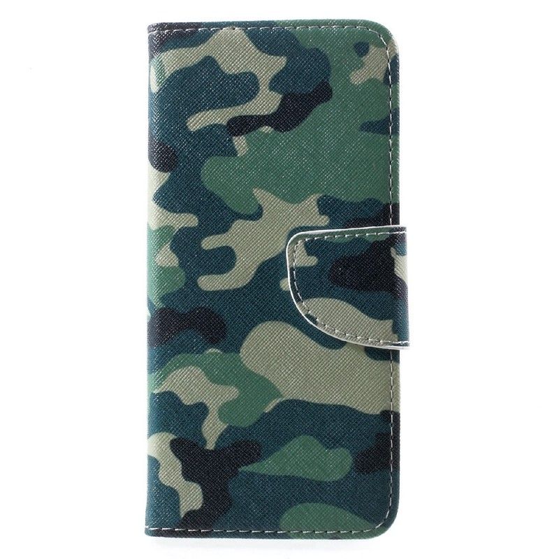 Flip Cover Læder Samsung Galaxy S8 Militær Camouflage