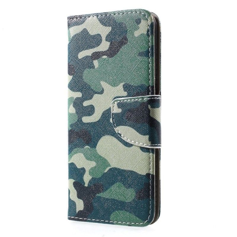 Flip Cover Læder Samsung Galaxy S8 Militær Camouflage