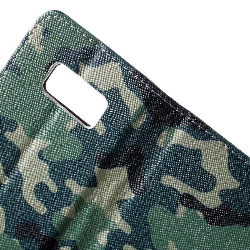 Flip Cover Læder Samsung Galaxy S8 Militær Camouflage