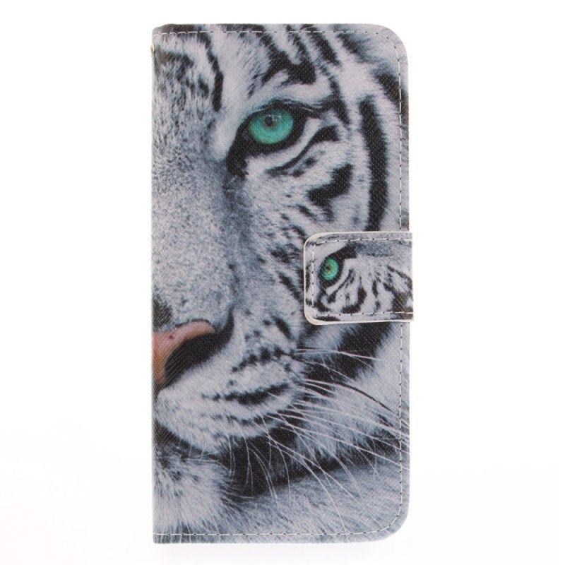 Flip Cover Samsung Galaxy S8 Tiger Ansigt