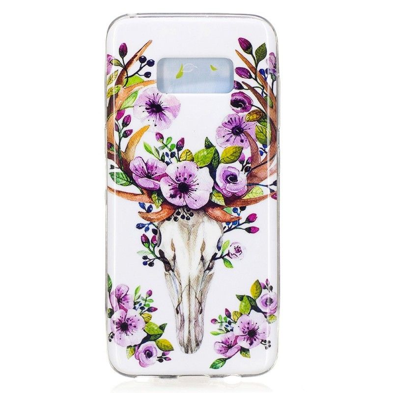 Fluorescerende Blomsterelg Samsung Galaxy Etui