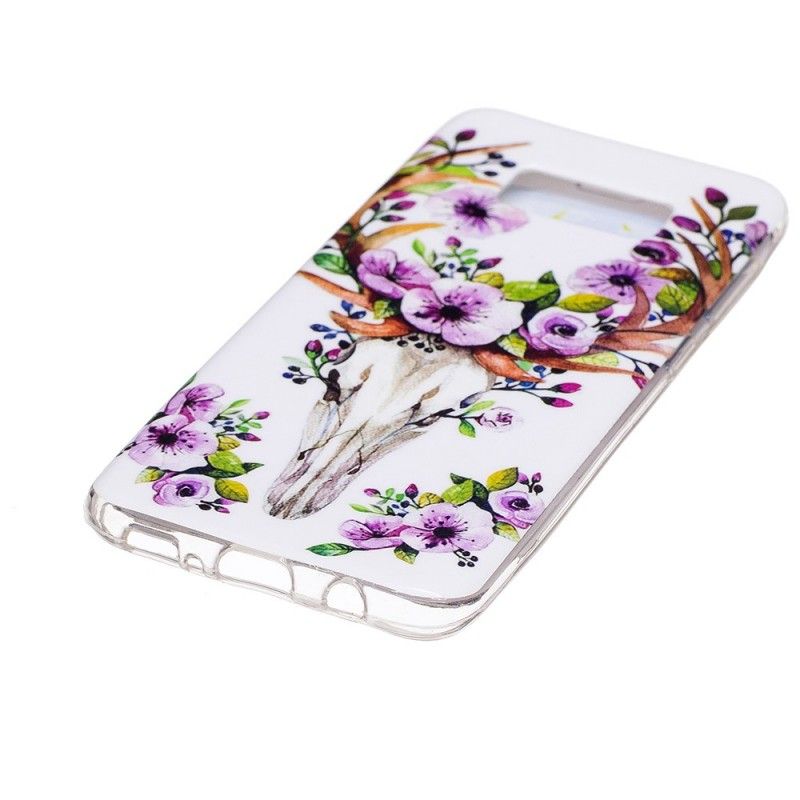 Fluorescerende Blomsterelg Samsung Galaxy Etui