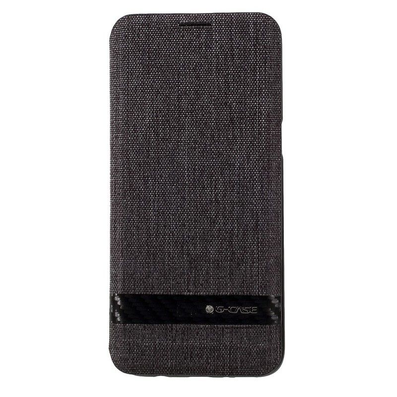 Læder Cover Samsung Galaxy S8 Sort Lærred