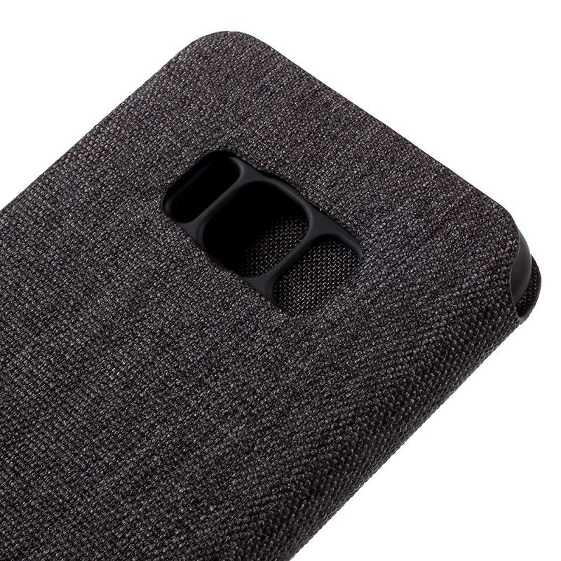 Læder Cover Samsung Galaxy S8 Sort Lærred